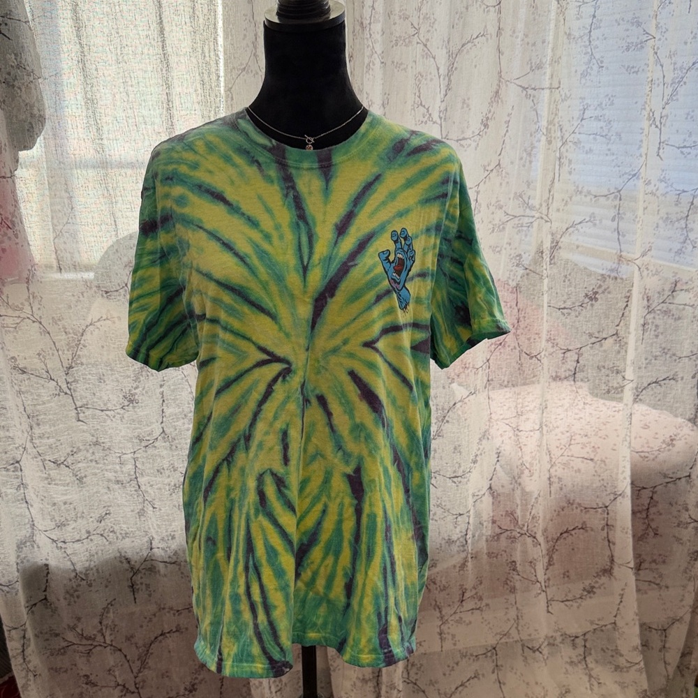 Santa Cruz Skateboards Vibrant Tie-Dye Tee size L